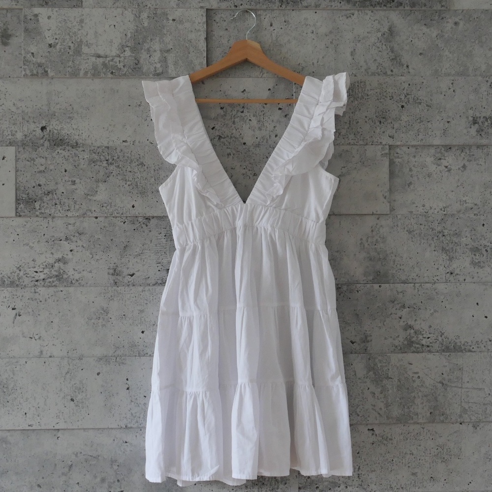 Abercrombie & Fitch - Ruffle Tiered Mini Dress - Size S